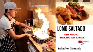 El mejor lomo saltado peruano 100 casero lomo saltado [upl. by Etra]