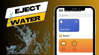 Clear water from iphone speakers by eject water shortcut [upl. by Amaerd]