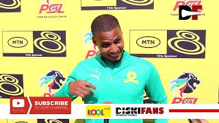 Interview with Rivaldo Coetzee  Mamelodi Sundowns vs Polokwane City [upl. by Maxama22]