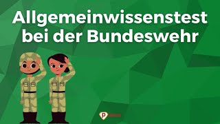 Bundeswehr Allgemeinwissenstest zum mitmachen [upl. by Ecilahs858]