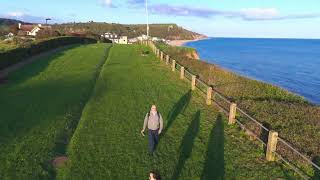 Walk in Cliff Field Park near Seaton Devon 4k hdr djimini4pro djiosmopocket3 [upl. by Arrak50]