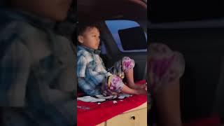 Adik Rai Bangun Tidur Di Mobil Campervan shortvideo shortvideo campervan [upl. by Michelle]