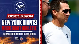 New York Giants Mock Draft Roulette  Going Through the Scenarios [upl. by Sumner]