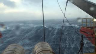 North sea storm from PBLJ floater [upl. by Zoila]