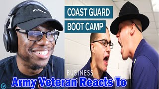 Army Veteran REACTS To What It Takes To Survive quotCoast Guard Boot Campquot REACTION FIRST TIME [upl. by Ainesey]