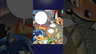 Sonic amp Shadow Diss Scourge  Archie Sonic Comic Dub shorts [upl. by Robers]