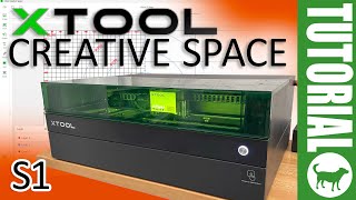 xTool Creative Space Tutorial  S1 Edition [upl. by Anyd]