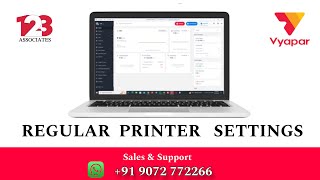 vyapar accounting software regular printer settings  vyaparapp vyapar vyaparappmalayalam [upl. by Kendricks]