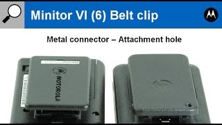 Motorola Minitor VI 6 Pager clip [upl. by Ahsinnor195]