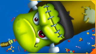 🐍 Worms game 034 Worm Hunt  Trò rắn săn mồi Snake game  the best wormszone  Biggiun TV [upl. by Nojram837]