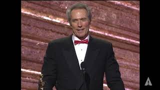 Clint Eastwood Wins Best Directing 1993 Oscars [upl. by Arnold717]