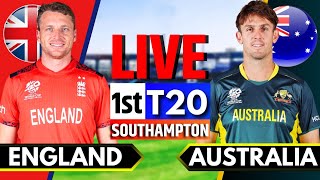 England vs Australia 1st T20  Live Cricket Match Today  ENG vs AUS Live Match Today  AUS vs ENG [upl. by Peper457]