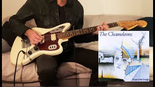 Dont Fall The Chameleons guitar cover Script of the Bridge Live Rare Demo Fender Jaguar Boss Gt6 [upl. by Herring391]