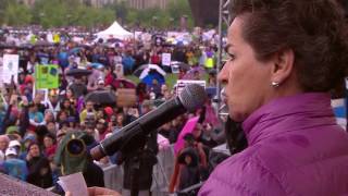 Christiana Figueres speaks at the March for Science in DC April 22 2017 [upl. by Loyce]