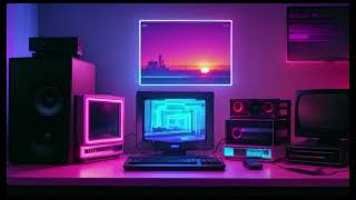 AI Computer Room in style NewretrowaveSynthwave [upl. by Marlene]