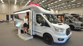 WOHNMOBIL MIT UNSICHTBAREM HUBBETT Wohnmobil Neuheiten 2023 LMC Tourer Lift H 664 G 2024 [upl. by Ahsiekam461]