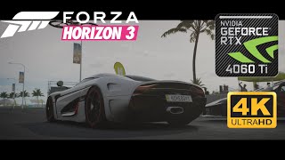 Forza Horizon 3  RTX 4060 Ti 16 GB 4K Maximum Settings  RTX  ON  DLSS  ON  PC No Commentary [upl. by Fatima]