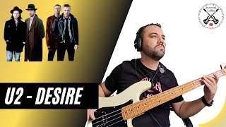 U2  Desire  Bass Cover [upl. by Adiesirb322]