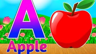 A for apple  अ से अनार  abcd phonics song  a for apple b for ball c for cat  abcd song  abcde [upl. by Valerlan614]