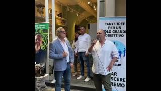 Sanremo ultimo aperitivo elettorale per il candidato Alessio Graglia a sostegno di Rolando Sindaco [upl. by Airetahs]