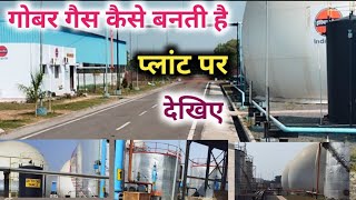 गोबर गैस कैसे बनती है प्लांट पर😳 gobar gas kaise banti hai plant perगोबर गैस फैक्ट्री viralvideo [upl. by Aihsit]