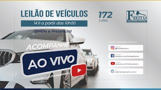 AO VIVO  Leilão Online de Veículos  Freitas Leiloeiro 14112023 [upl. by Mikel]