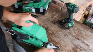 HiKOKI 18V Gasless Nailer Cleaning Video NR1890DBCL NT1865DBSL NT1865DBAL [upl. by Eizdnil830]