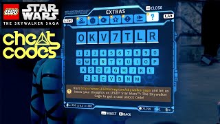 LEGO Star Wars The Skywalker Saga Codes Unlock All 20 FREE Characters [upl. by Asiel]