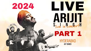 Arijit Singh ❤️  LIVE  4K  Hyderabad  7th December 2024 OfficialArijitSingh [upl. by Magas]