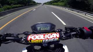 2015 Honda GROM top speed runshenanigans [upl. by Hamer]