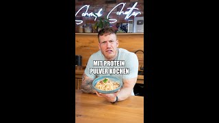 Mit Protein Pulver kochen wo soll das noch hinführen 😨🫣… highprotein muskelaufbau nudeln [upl. by Wedurn]