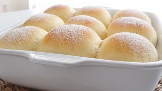 No kneading Just need 2Minutes to prepare  Incredibly Easy to make Super Fluffy Milk buns [upl. by Birgit625]