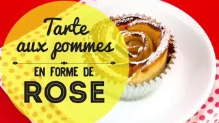 Tarte aux pommes en forme de rose [upl. by Sidell]