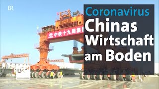 Corona Chinas Wirtschaft bricht ein Infiziertenzahlen in Italien steigen weiter  BR24 [upl. by Jennica]