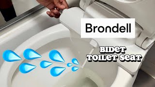 How to Install Brondell Bidet Toilet Seat  EcoSeat S101 [upl. by Fanya]