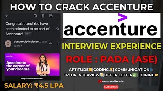 Accenture Interview Experience 2024  Selection Coding amp Offer Insights from Selected Candidate [upl. by Kassity]