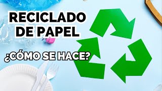 Cómo se Fabrica el Papel Reciclado Transformando Desechos en Nuevos Productos [upl. by Pratte]