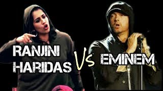 Ranjini Haridas Vs Eminem  Eminem നെ ഞെട്ടിച്ച Rap Song  Big Boss [upl. by Anelegna]