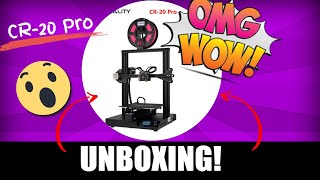 Creality CR20 Pro Unboxing  Assembly [upl. by Ber]