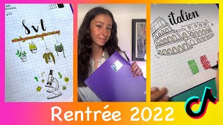 PAGES DE GARDE RENTRÉE 2022  COMPILATION TIKTOK andreadrw [upl. by Inez]