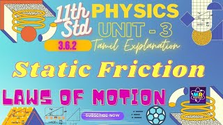 Static Friction  Friction  Law of Motion  11thphysics physicsconcept friction [upl. by Atsilac]