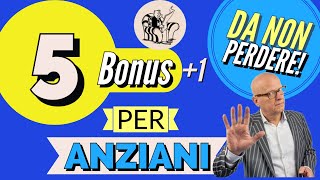 💡PENSIONI 👉 TUTTI I BONUS CHE SPETTANO agli ANZIANI OLTRE LA PENSIONE 💰 Da NON PERDERE❗️ [upl. by Adnirolc]