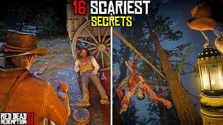 16 Scariest Secrets in Red Dead Redemption 2 You MUST See [upl. by Ardnwahsal]