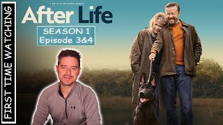 After Life  Season 1 Episode 3 amp 4  REACTION [upl. by Bullough]