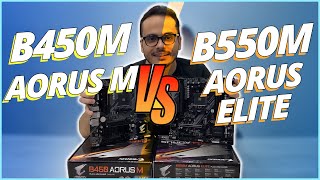 B450 AORUS M OU B550M AORUS ELITE  QUAL VC DEVE COMPRAR [upl. by Sharona]