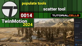 0014 populate tool place tool scatter tool in twinmotion 2024 [upl. by Most230]