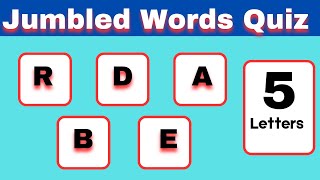 Jumble Words  Word Puzzle  Guessing Game  Jumbled Words  Rearrange The Words [upl. by Federico]