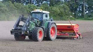 Fendt 818Väderstad Rapid 400 with GPS [upl. by Birk]