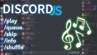 How to make a Discord Music Bot • Discordjs 2022 [upl. by Hgielrac]