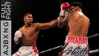 Full Fight  Anthony Joshua Vs Dominic Breazeale TKO [upl. by Ahcirt]